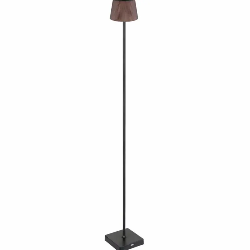 Luminaires Globo Lighting Gregoir Lampadaire LED Noir, 1 lumière