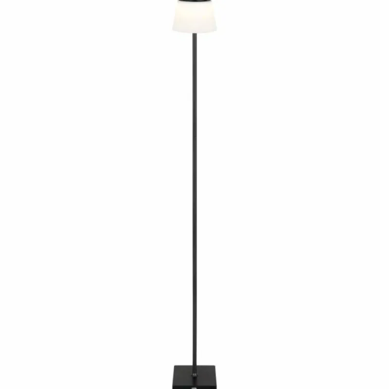 Luminaires Globo Lighting Gregoir Lampadaire LED Noir, 1 lumière
