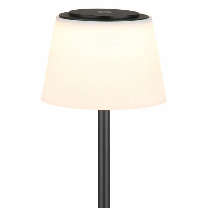 Luminaires Globo Lighting Gregoir Lampadaire LED Noir, 1 lumière