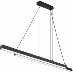 Luminaires Globo Lighting GREKKIE Suspension LED Noir, 1 lumière, Télécommandes* Éclairage Led