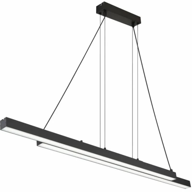 Luminaires Globo Lighting GREKKIE Suspension LED Noir, 1 lumière, Télécommandes* Éclairage Led