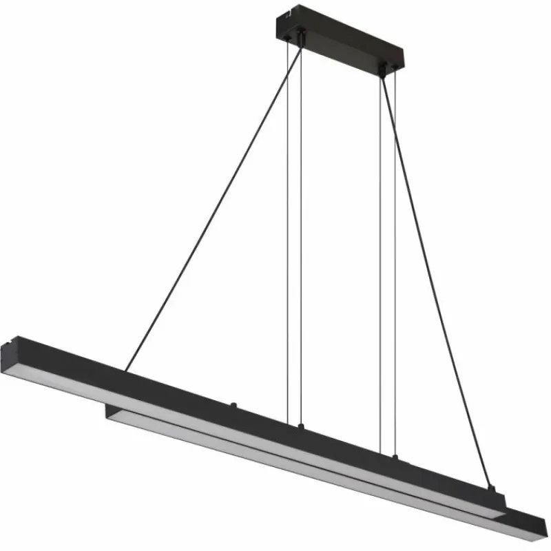 Luminaires Globo Lighting GREKKIE Suspension LED Noir, 1 lumière, Télécommandes* Éclairage Led