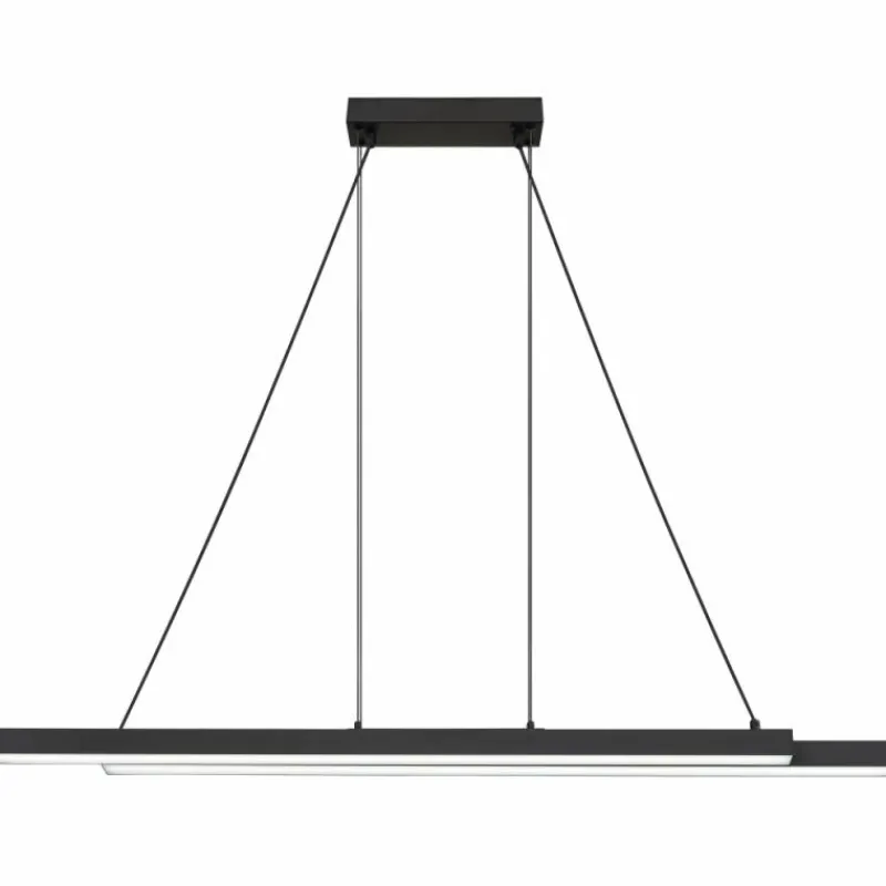 Luminaires Globo Lighting GREKKIE Suspension LED Noir, 1 lumière, Télécommandes* Éclairage Led