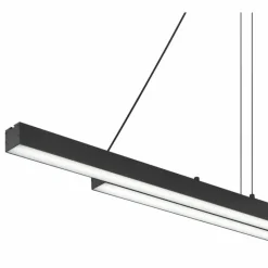 Luminaires Globo Lighting GREKKIE Suspension LED Noir, 1 lumière, Télécommandes* Éclairage Led