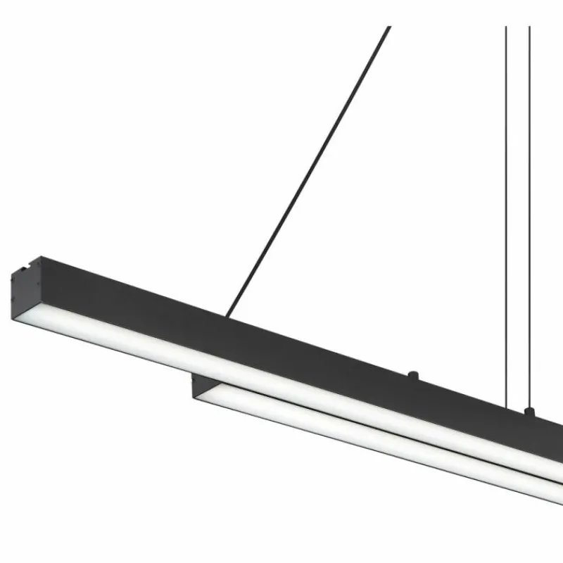 Luminaires Globo Lighting GREKKIE Suspension LED Noir, 1 lumière, Télécommandes* Éclairage Led