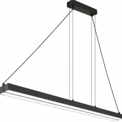Luminaires Globo Lighting GREKKIE Suspension LED Noir, 1 lumière, Télécommandes* Éclairage Led