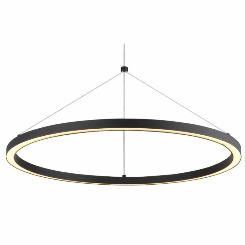 Luminaires Globo Lighting Grenvix Suspension LED Noir, 1 lumière* Éclairage Led