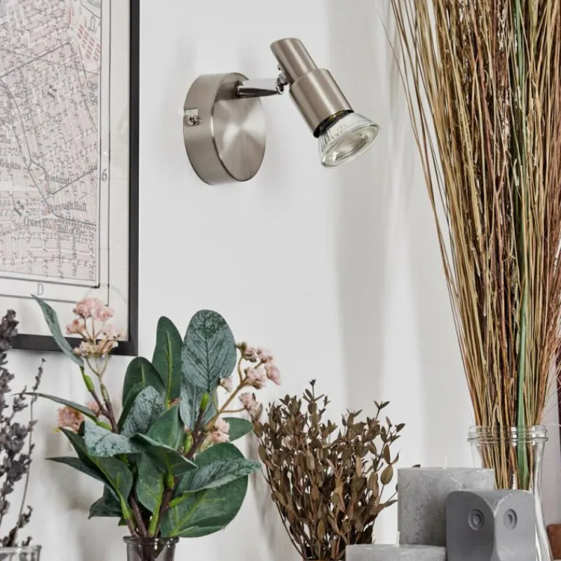 hofstein Gropptorp Applique murale, Spot mural Nickel mat, 1 lumière