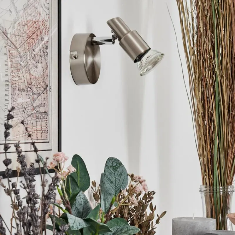 hofstein Gropptorp Applique murale, Spot mural Nickel mat, 1 lumière