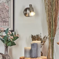 hofstein Gropptorp Applique murale, Spot mural Nickel mat, 1 lumière