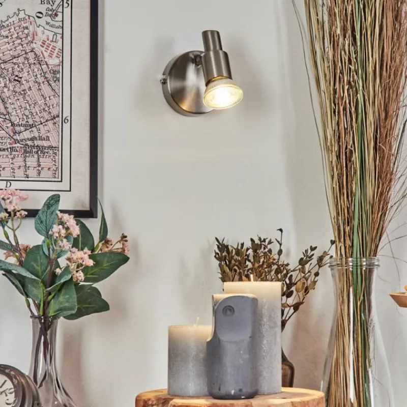 hofstein Gropptorp Applique murale, Spot mural Nickel mat, 1 lumière