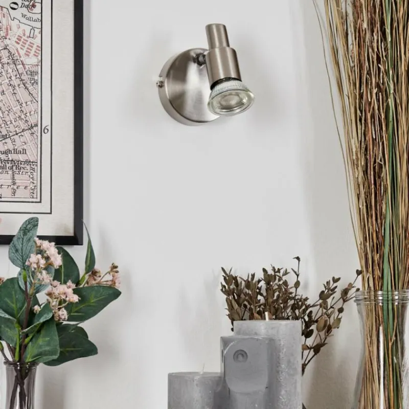 hofstein Gropptorp Applique murale, Spot mural Nickel mat, 1 lumière