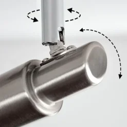 hofstein Gropptorp Plafonnier, Spot de plafond Nickel mat, 2 lumières