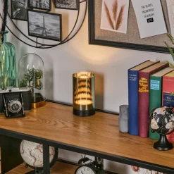 hofstein Grubbe Lampe de table d'extérieur, Lampe à poser LED Noir, 1 lumière