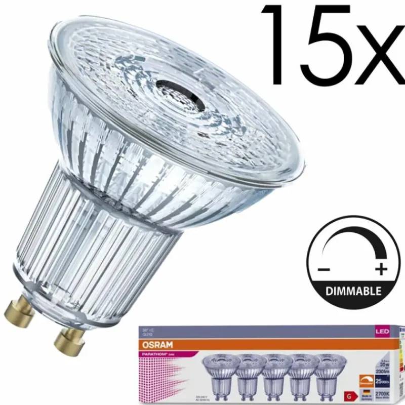 hofstein GU10 LED 3.4 Watt blanc chaud dimmable 230 Lumen