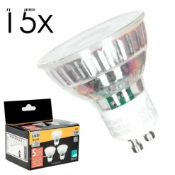 hofstein GU10 LED 4.5 Watt blanc chaud 345 Lumen