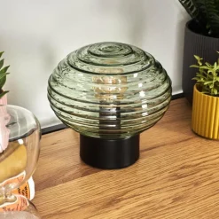 hofstein Gualtar Lampe à poser Noir, 1 lumière