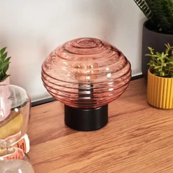 hofstein Gualtar Lampe à poser Noir, 1 lumière