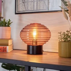 hofstein Gualtar Lampe à poser Noir, 1 lumière