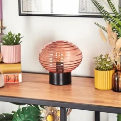 hofstein Gualtar Lampe à poser Noir, 1 lumière