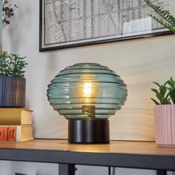 hofstein Gualtar Lampe à poser Noir, 1 lumière