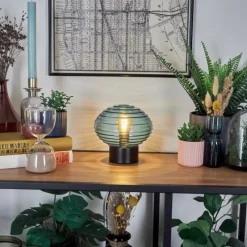 hofstein Gualtar Lampe à poser Noir, 1 lumière