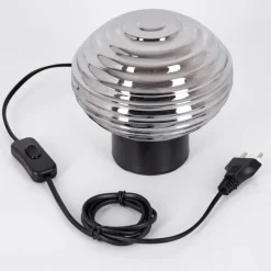 hofstein Gualtar Lampe à poser Noir, 1 lumière