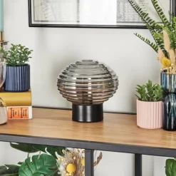 hofstein Gualtar Lampe à poser Noir, 1 lumière