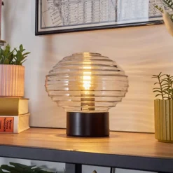 hofstein Gualtar Lampe à poser Noir, 1 lumière