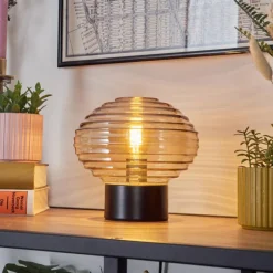 hofstein Gualtar Lampe à poser Noir, 1 lumière