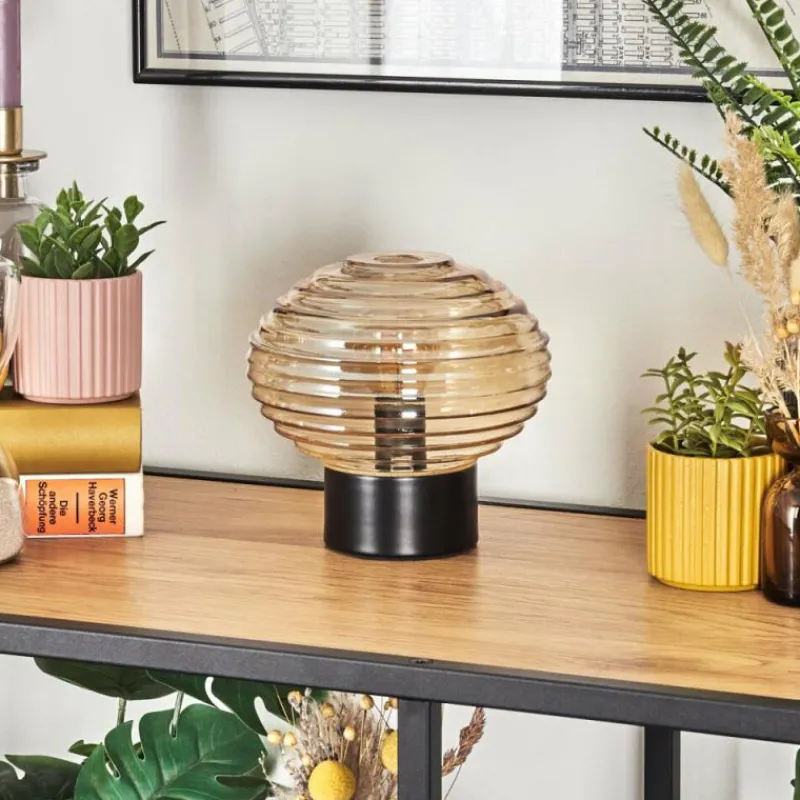 hofstein Gualtar Lampe à poser Noir, 1 lumière