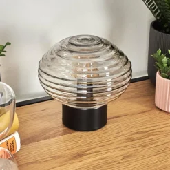 hofstein Gualtar Lampe à poser Noir, 1 lumière