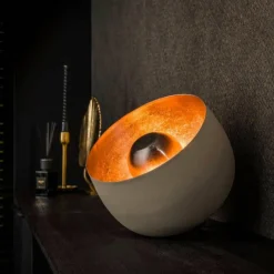 hofstein Guedixe Lampadaire, Lampe à poser Gris, 1 lumière* Lampes À Poser