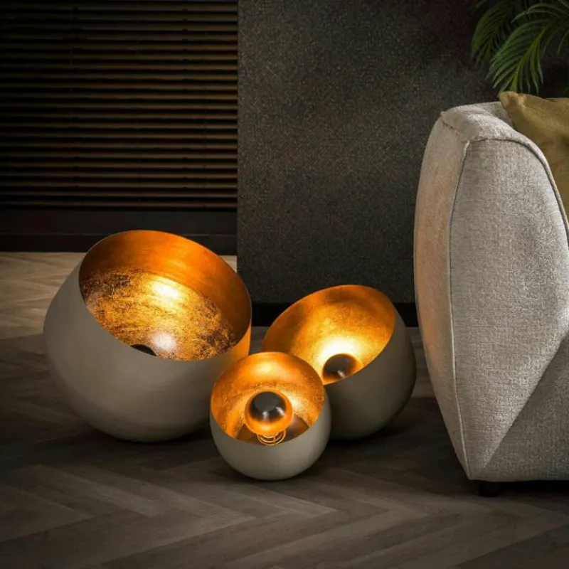 hofstein Guedixe Lampadaire, Lampe à poser Gris, 1 lumière* Lampes À Poser