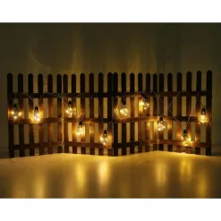 Suspension Verre Fumé-Luminaires Globo Lighting Guirlande Globo LED Noir, 10 lumières