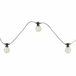 Luminaires Globo Lighting Guirlande Globo ALMAGA LED Noir, 10 lumières
