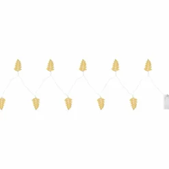 Lampes Dorées-Luminaires Globo Lighting Guirlande Globo BAILY LED Or, 10 lumières