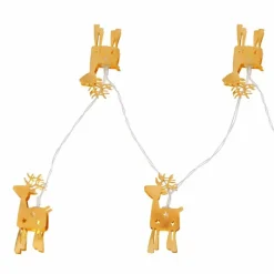 Lampes Dorées-Luminaires Globo Lighting Guirlande Globo BAILY LED Or, 10 lumières