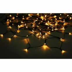 Luminaires Globo Lighting Guirlande Globo SOLAR LED Vert, Noir, 100 lumières