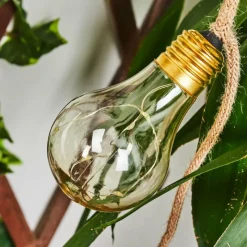 Lampes Dorées-hofstein guirlande lumineuse solaire Trygsland LED Brun, 10 lumières