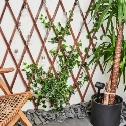 hofstein guirlande lumineuse solaire Markhus LED Transparent, 10 lumières