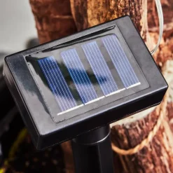 hofstein guirlande lumineuse solaire Markhus LED Transparent, 10 lumières