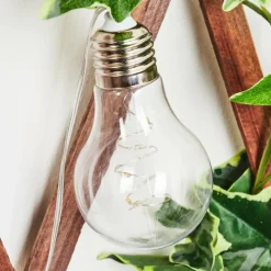 hofstein guirlande lumineuse solaire Markhus LED Transparent, 10 lumières