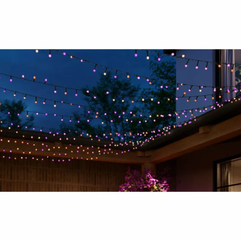 Luminaires Philips Guirlande Philips Hue Festavia LED Noir, 250 lumières, Changeur de couleurs