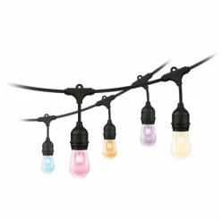 Luminaires Philips Guirlande Philips WiZ LED Noir, 1 lumière, Changeur de couleurs