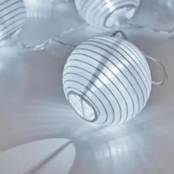 hofstein Guirlande solaire Redding LED Blanc, 10 lumières