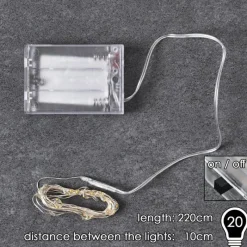 hofstein Guirlande Sondrio LED, 20 lumières