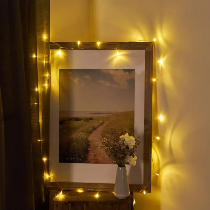 hofstein Guirlande Sondrio LED Blanc, 20 lumières