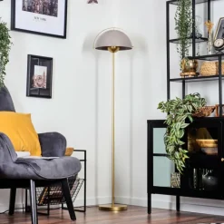 Lampes Dorées-hofstein Guttsta Lampadaire Or, 1 lumière