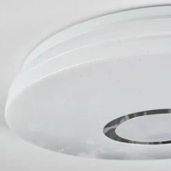 hofstein Hafdhem Plafonnier LED Argenté, 1 lumière, Télécommandes